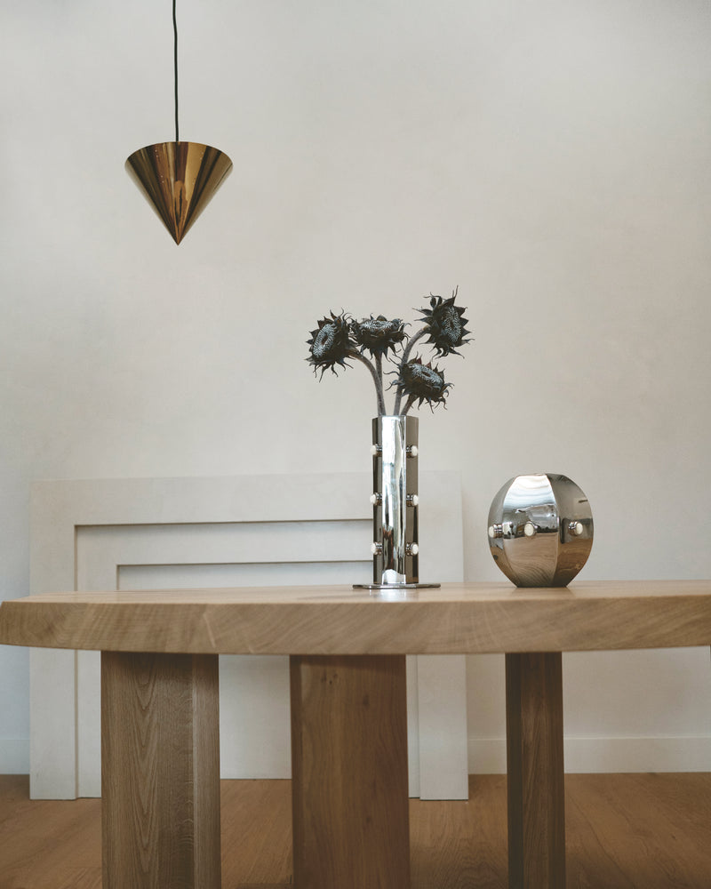Evi Vase - Titanium