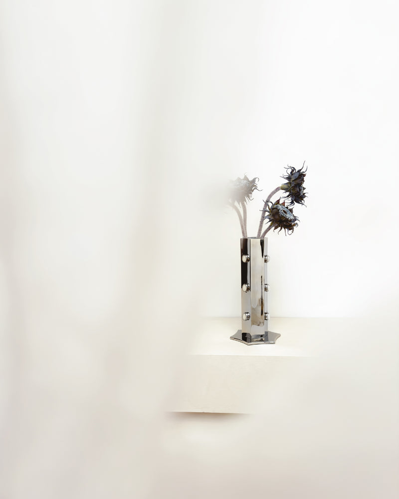 Fleur Vase - Titanium