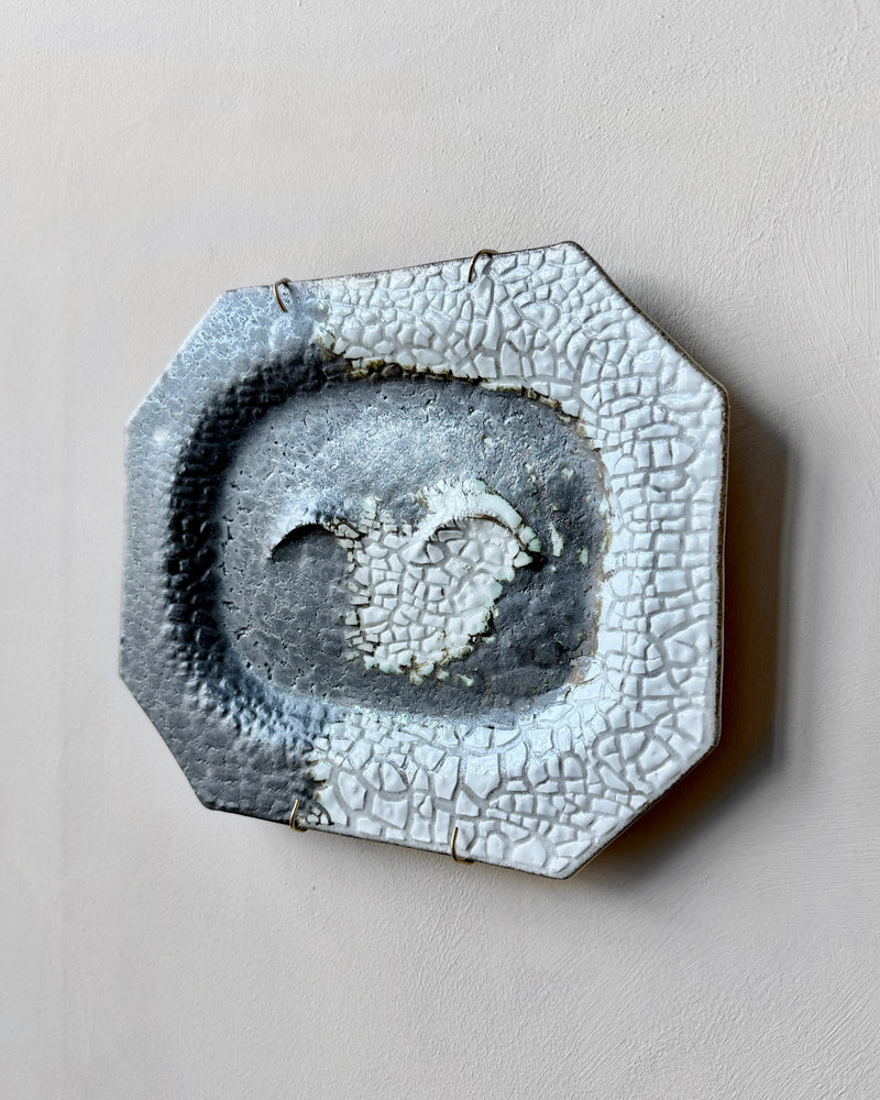 Stoneware plate wall art