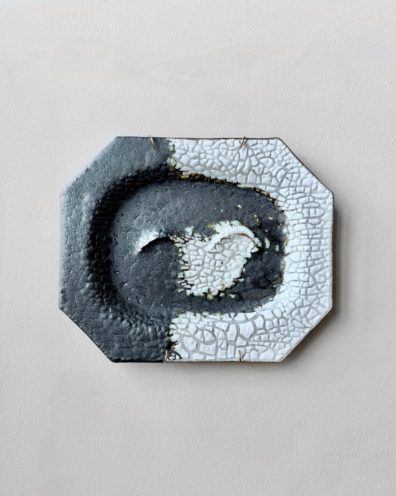 Stoneware plate wall art