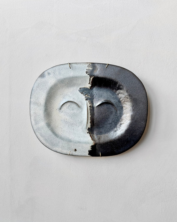 Stoneware plate wall art