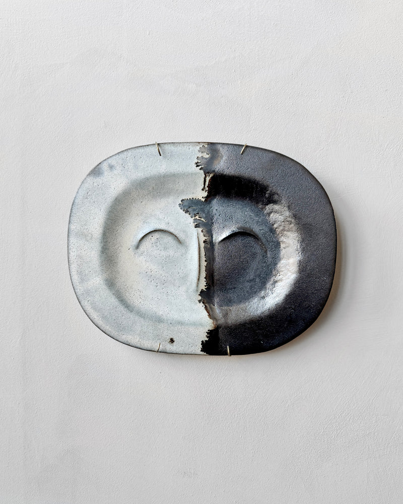 Stoneware plate wall art