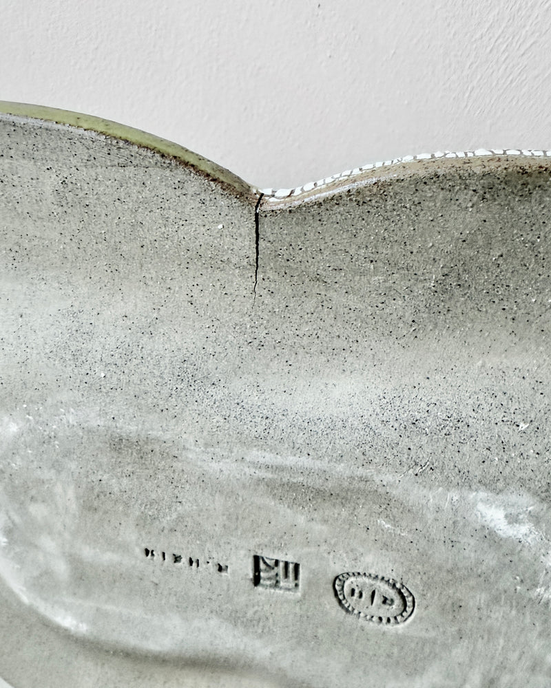 Stoneware plate wall art