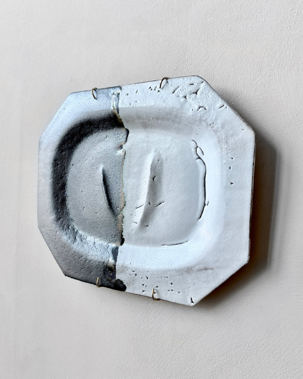 Stoneware plate wall art