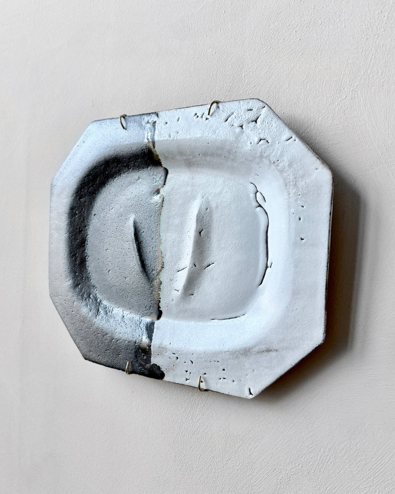 Stoneware plate wall art