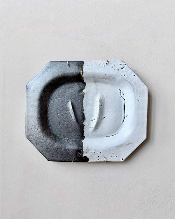 Stoneware plate wall art