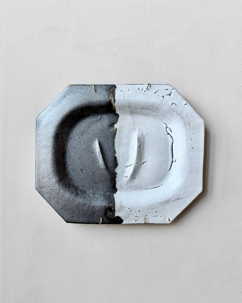 Stoneware plate wall art