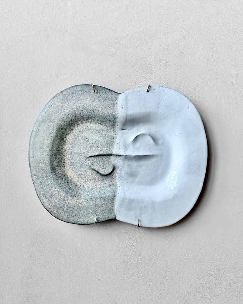 Stoneware plate wall art