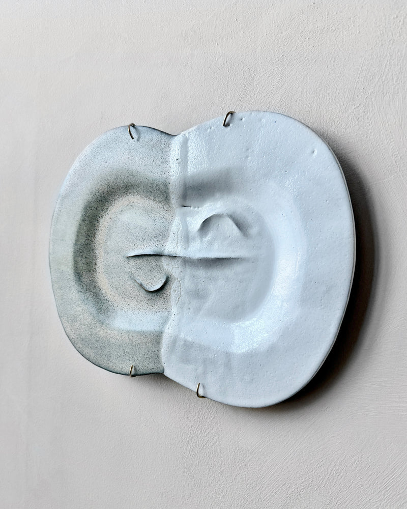 Stoneware plate wall art