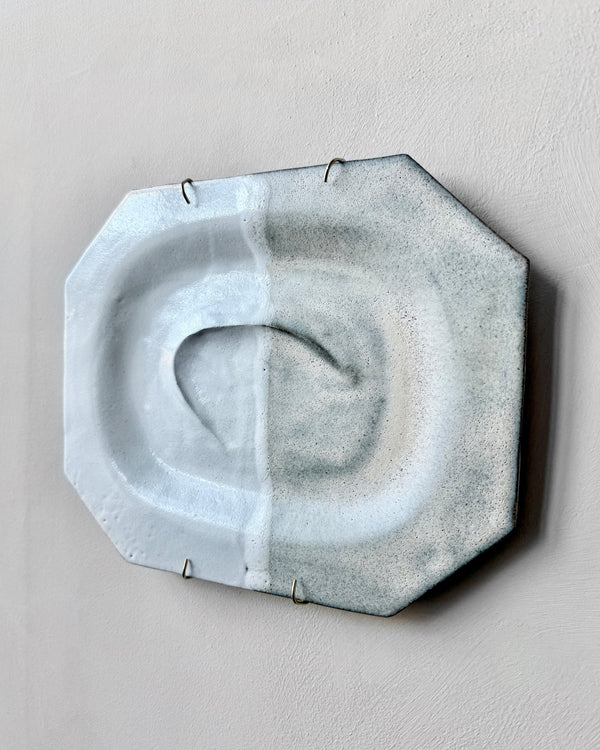 Stoneware plate wall art