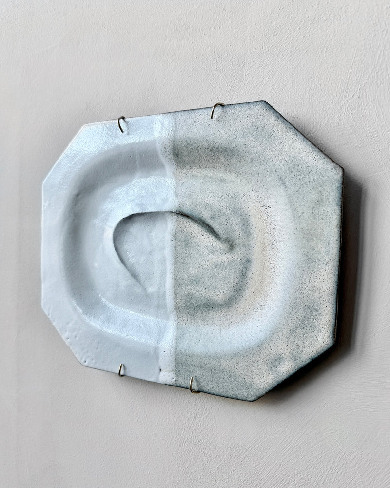 Stoneware plate wall art