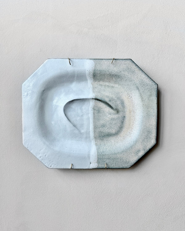 Stoneware plate wall art