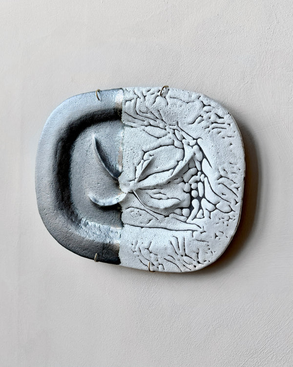 Stoneware plate wall art