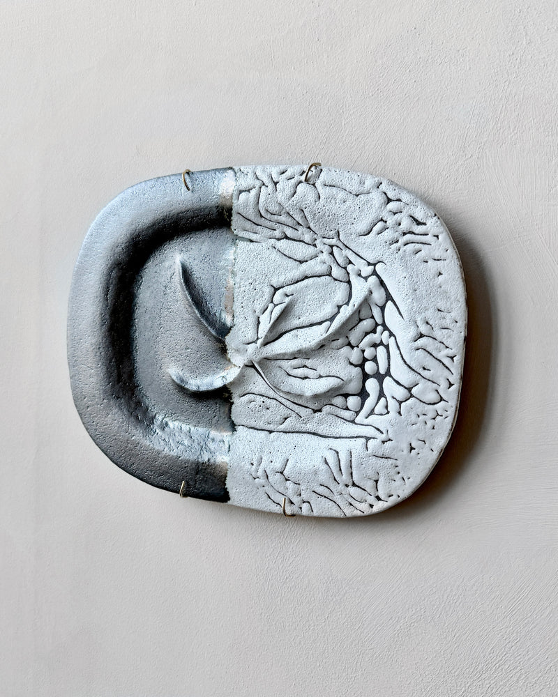 Stoneware plate wall art