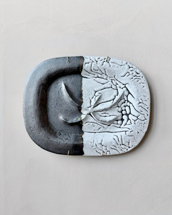 Stoneware plate wall art