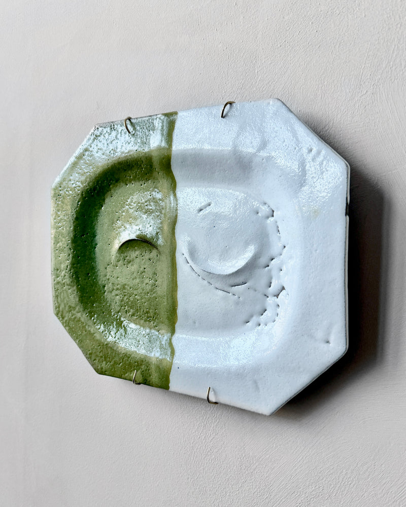 Stoneware plate wall art