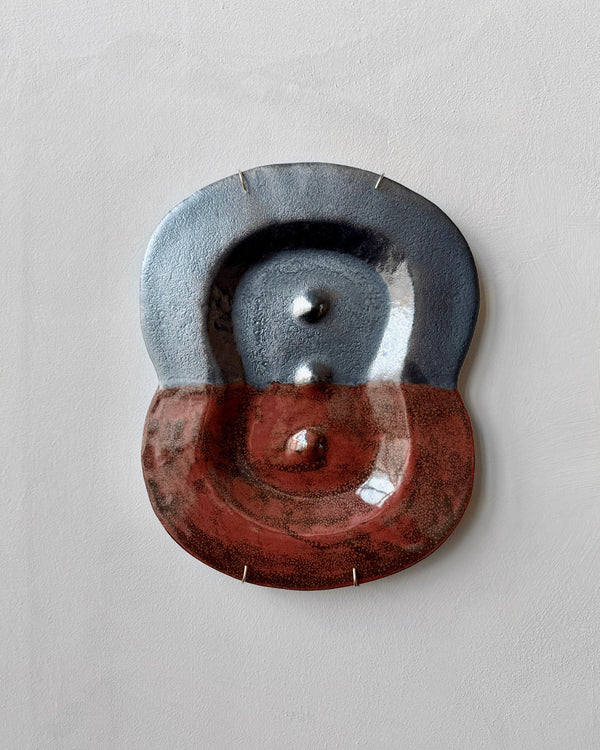 Stoneware plate wall art