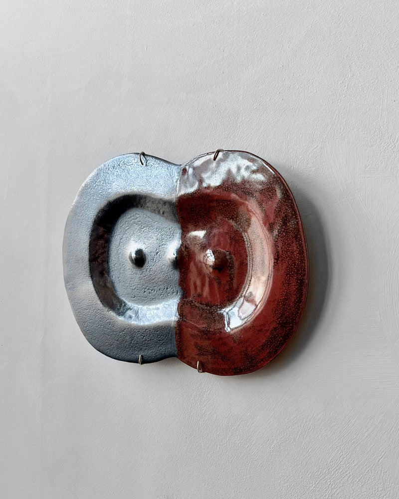 Stoneware plate wall art