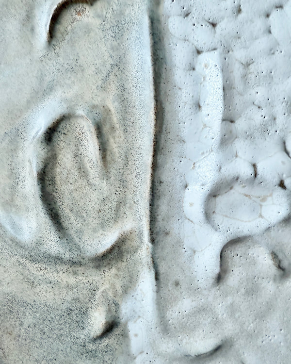 Stoneware plate wall art