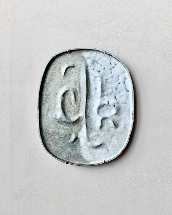 Stoneware plate wall art