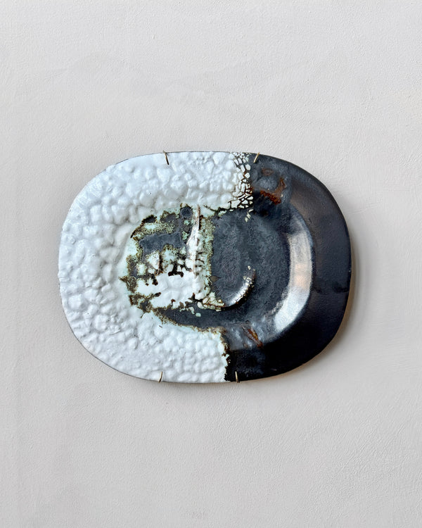 Stoneware plate wall art