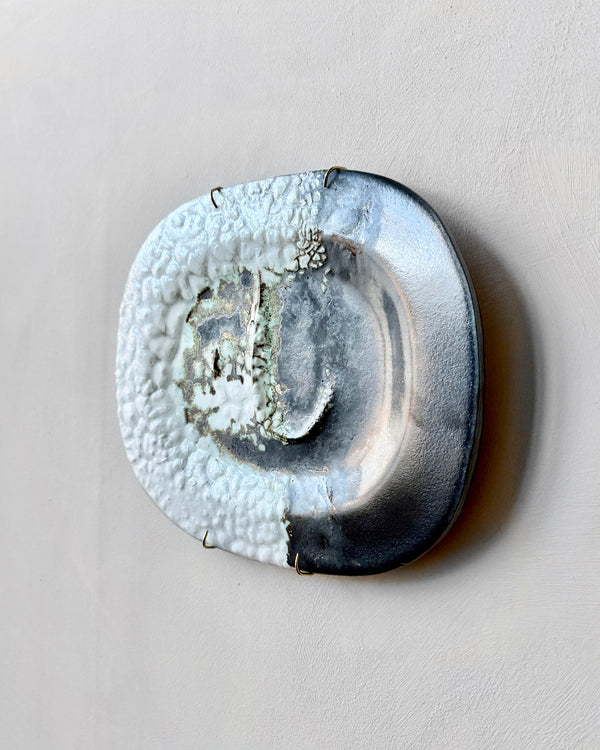 Stoneware plate wall art