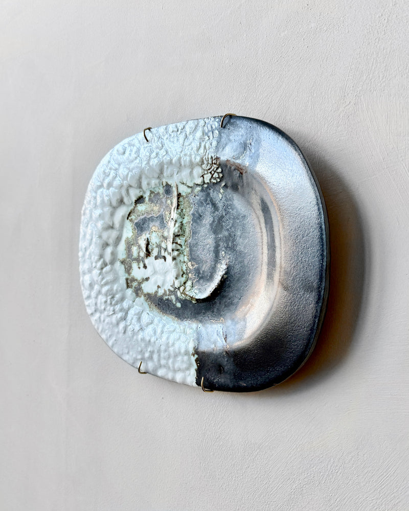 Stoneware plate wall art