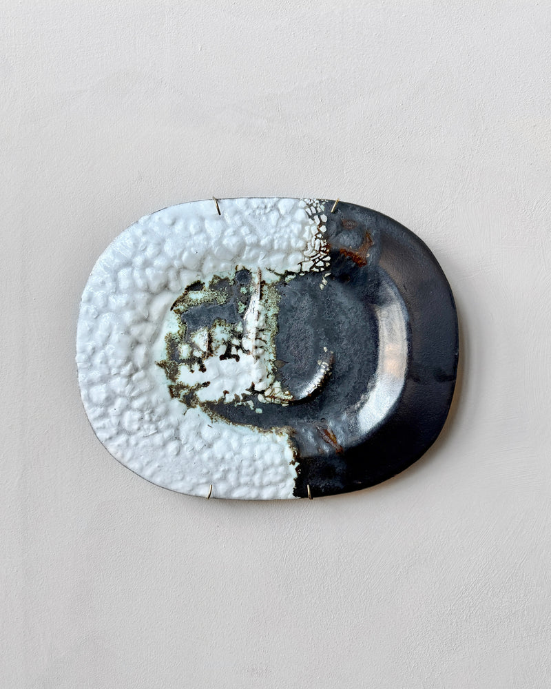 Stoneware plate wall art