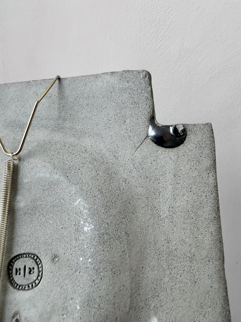 Stoneware plate wall art