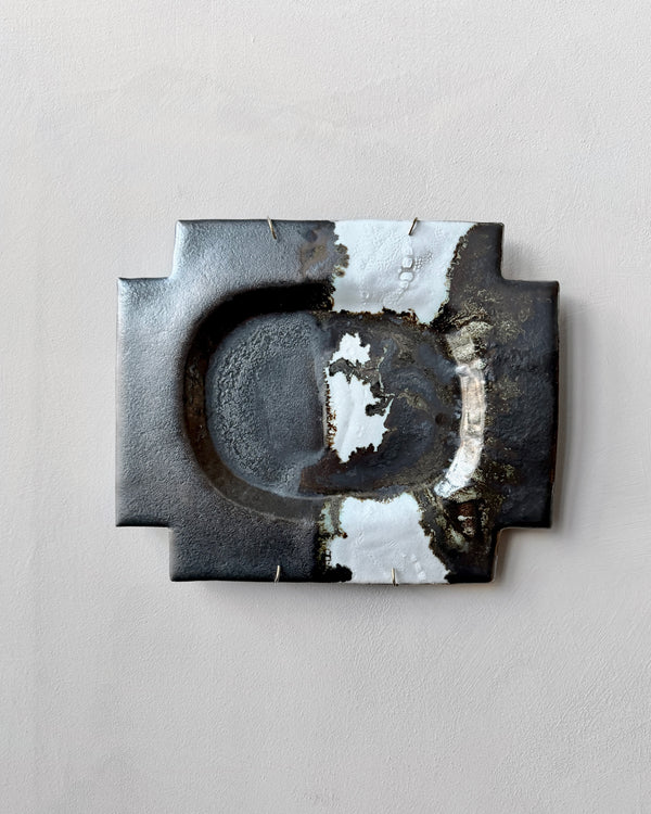 Stoneware plate wall art