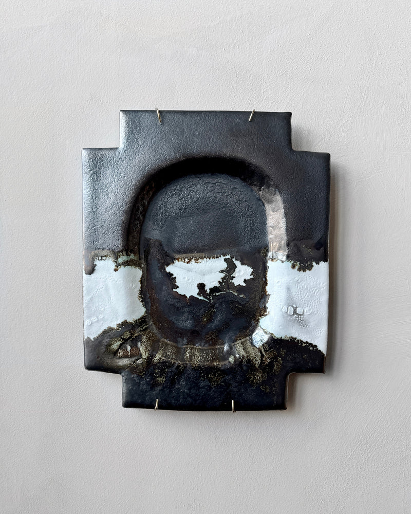 Stoneware plate wall art