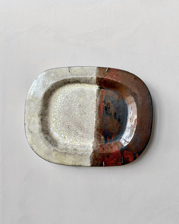 Stoneware plate wall art