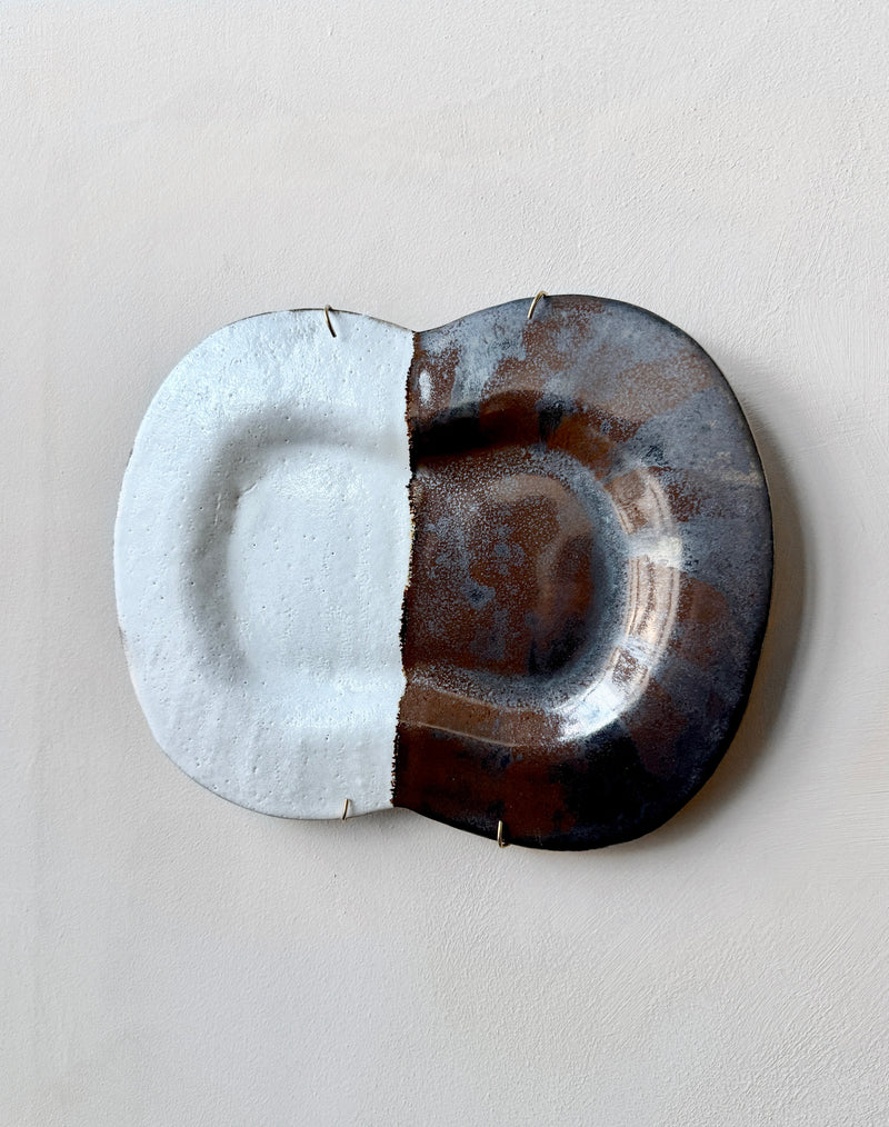 Stoneware plate wall art