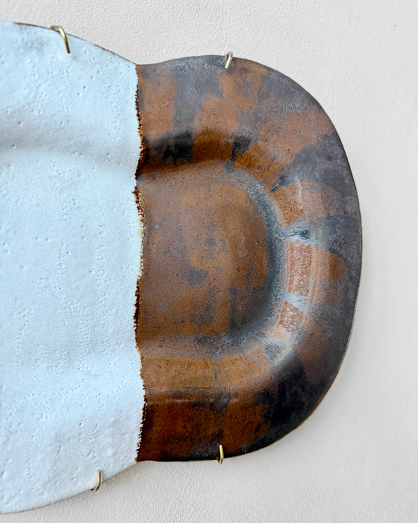 Stoneware plate wall art