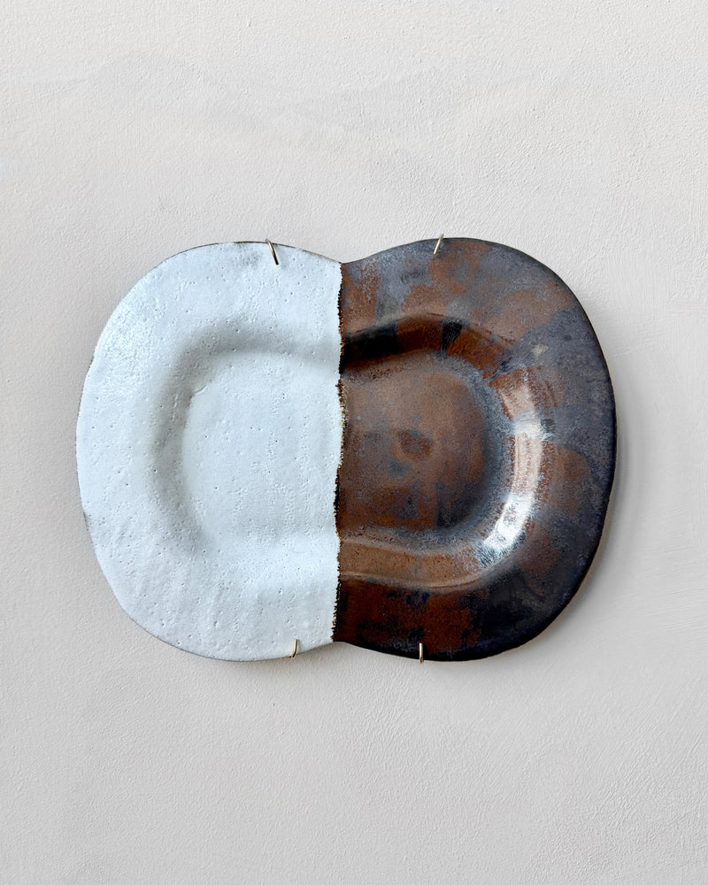 Stoneware plate wall art
