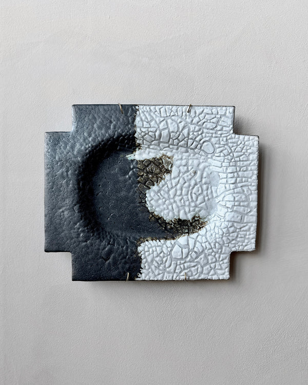 Stoneware plate wall art