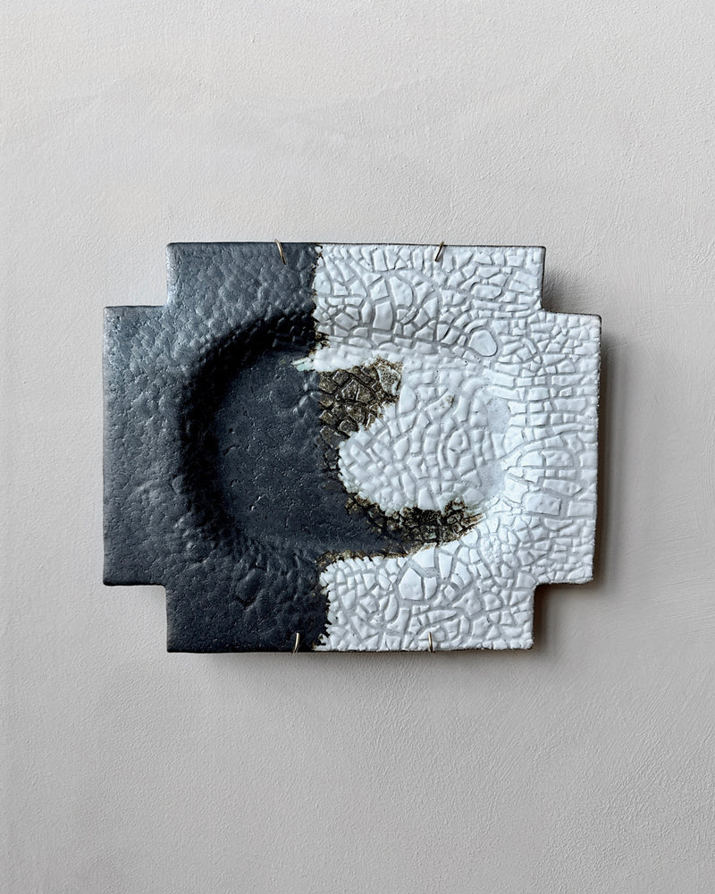 Stoneware plate wall art