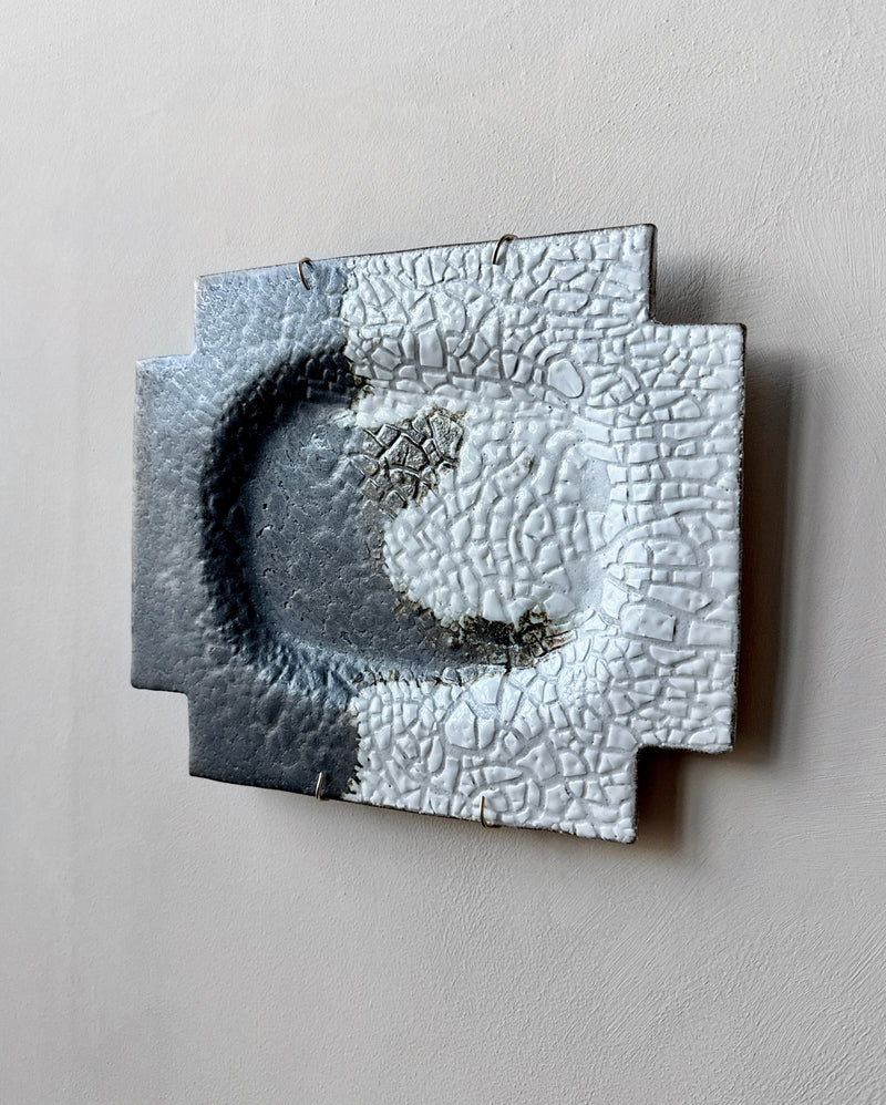 Stoneware plate wall art