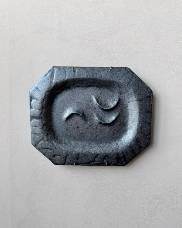 Stoneware plate wall art