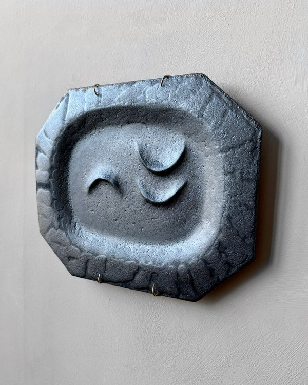 Stoneware plate wall art