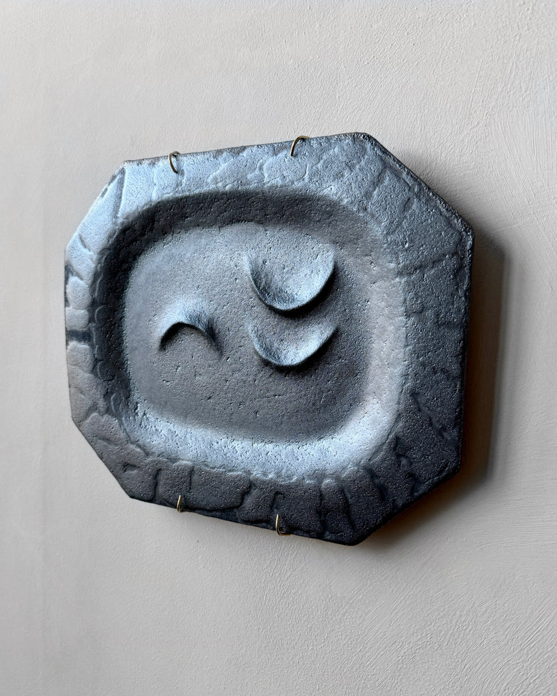 Stoneware plate wall art