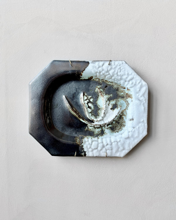 Stoneware plate wall art