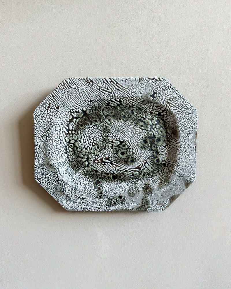 Stoneware plate wall art