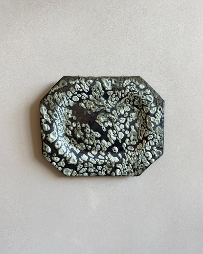 Stoneware plate wall art