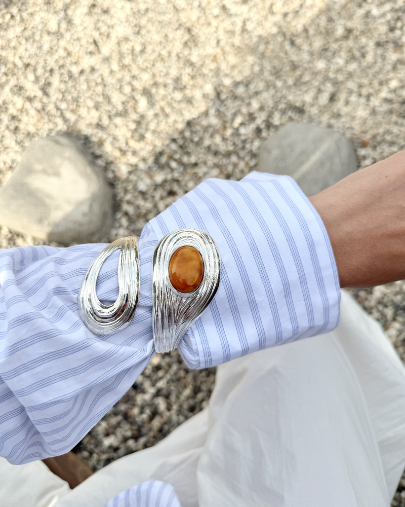 De La Mer Spiral Bangle - Amber