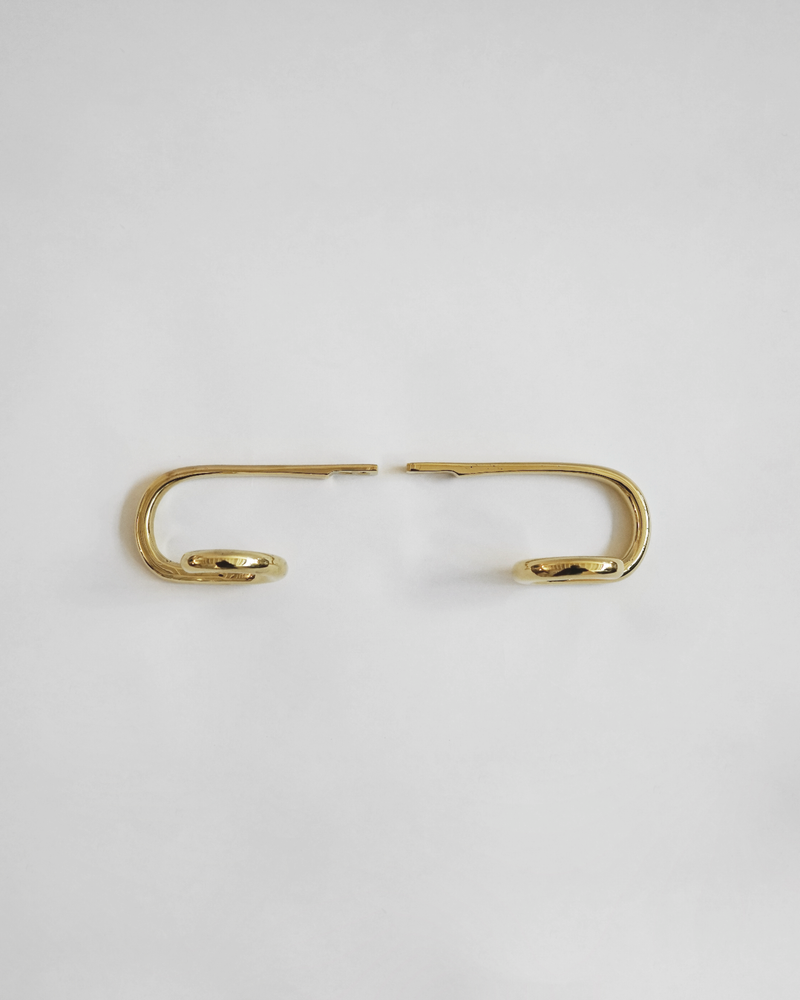 Sia Curtain Hook - Brass - Set of two