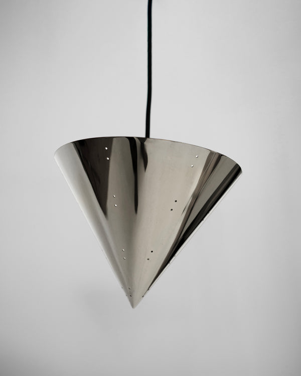 October Ceiling Lamp - Polished Steel