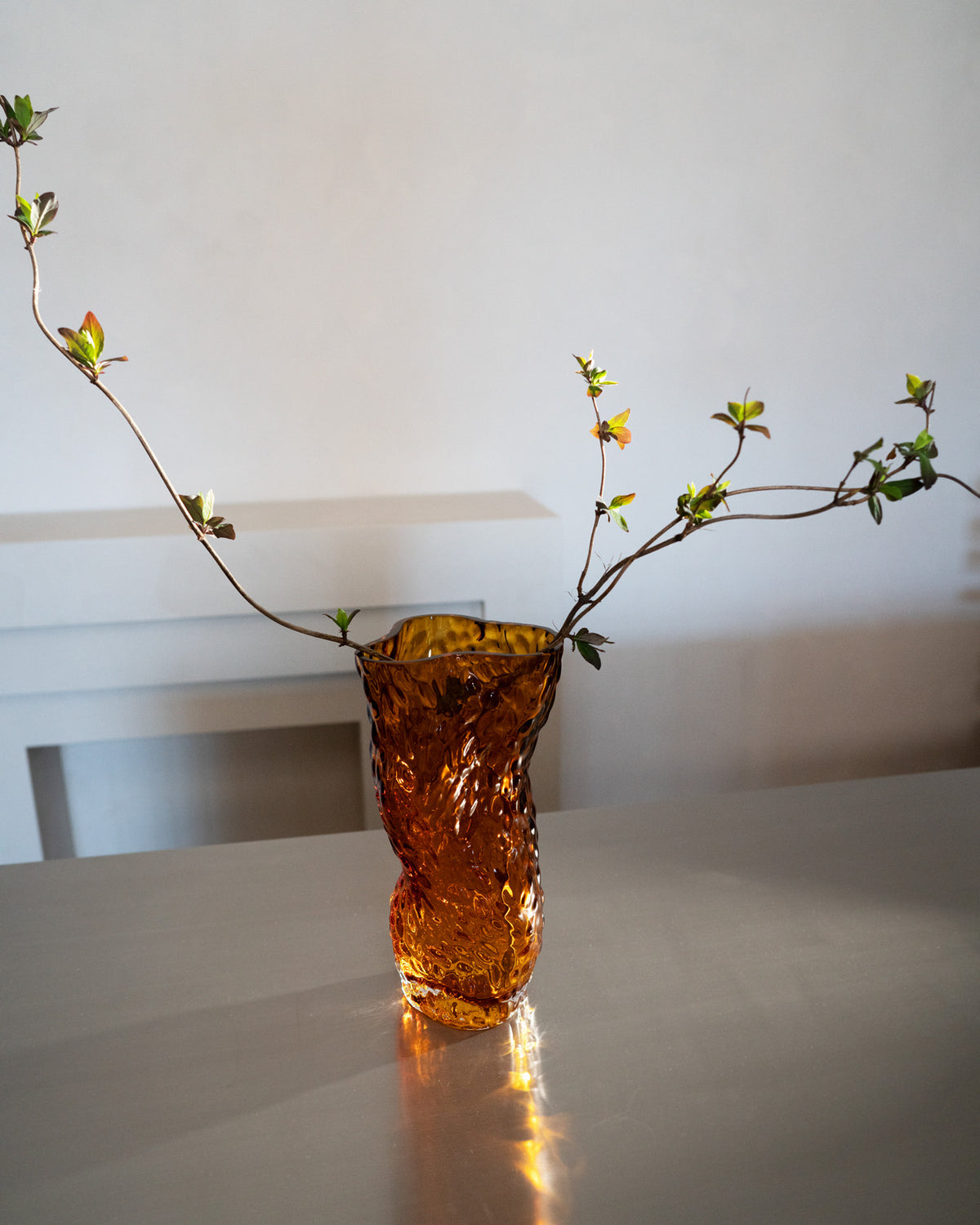 Ostrea Rock Glass Vase - Amber – HEIN STUDIO