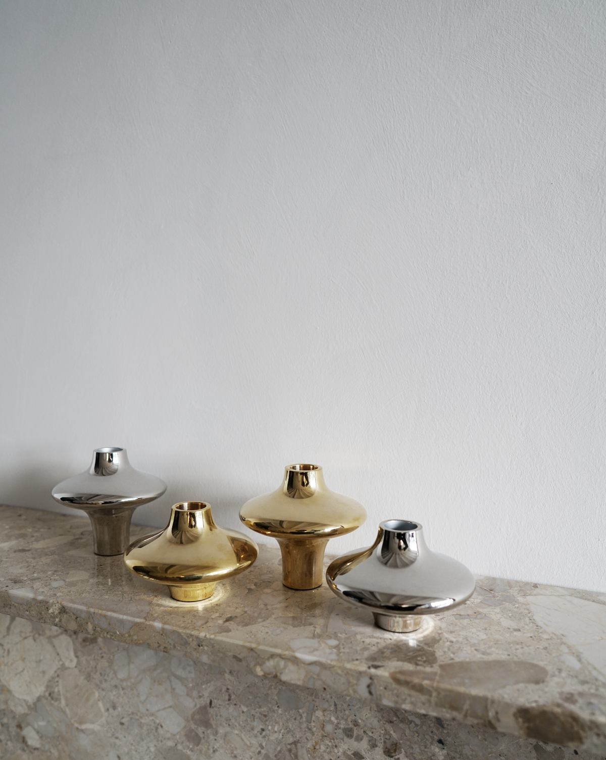 Doublet Candleholder - Large - Titanium – HEIN STUDIO