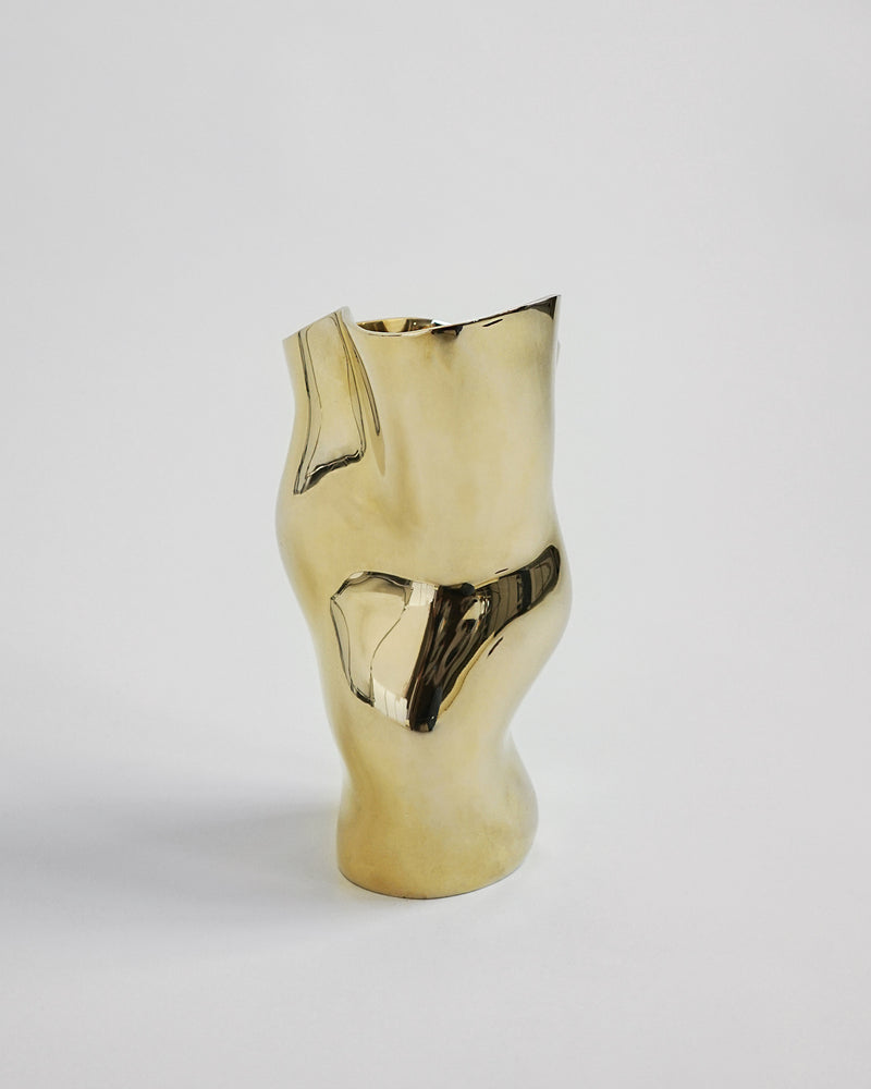 Hein Studio Brass Vase 
